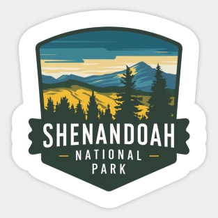 Shenandoah National Park Virginia State Sticker